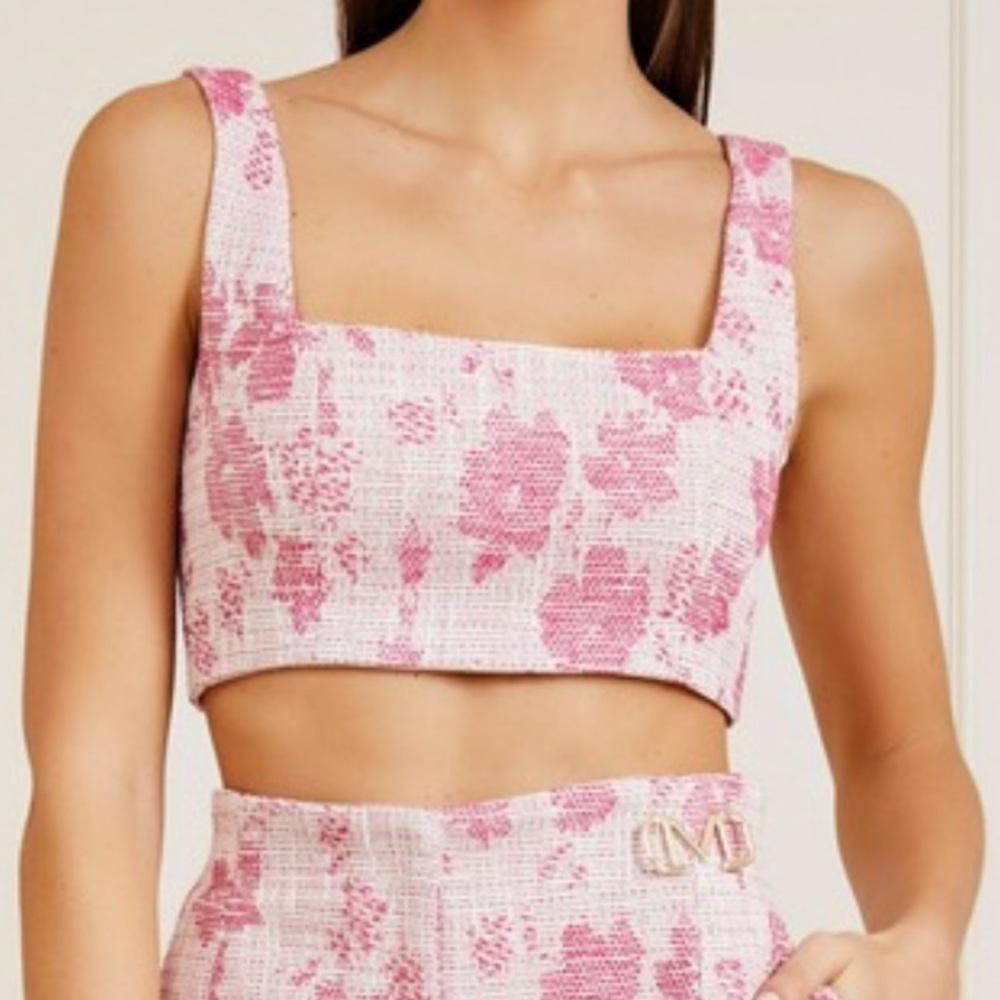 NWT Guess Marciano, Avah, spring wave, crop top, size S